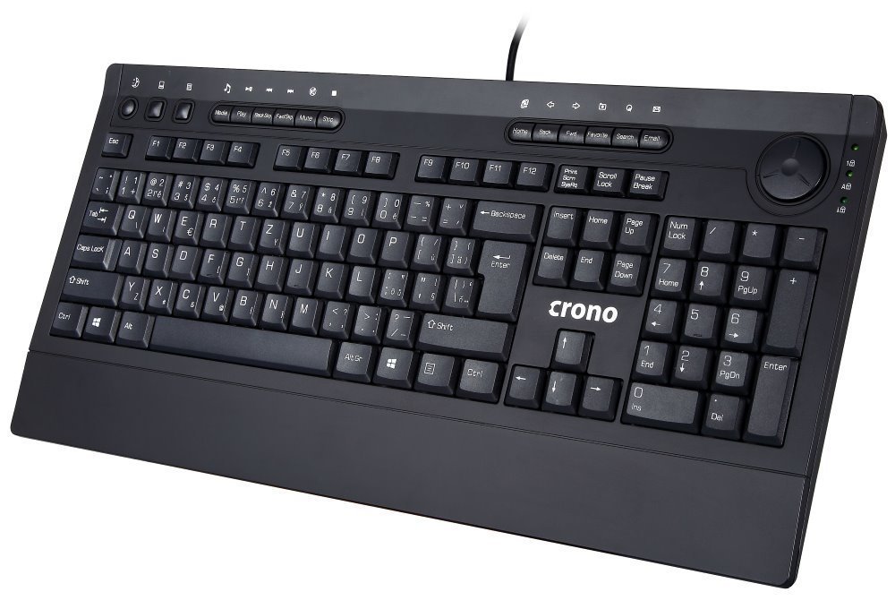 Obrázek Crono KC2111/Drátová USB/CZ-SK layout/Černá