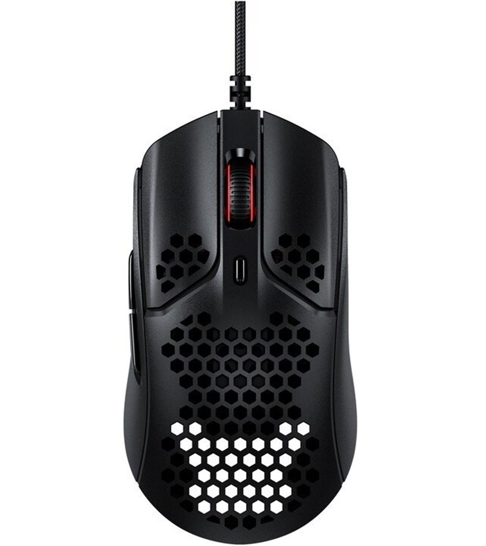 Obrázek HP HyperX Pulsefire Haste/Herní/Optická/Pro praváky/6 000 DPI/Drátová USB/Černá