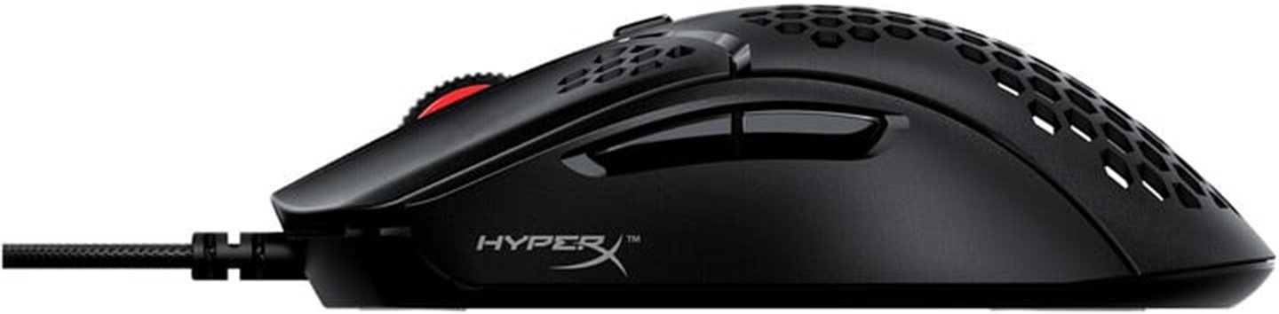 Obrázek HP HyperX Pulsefire Haste/Herní/Optická/Pro praváky/6 000 DPI/Drátová USB/Černá