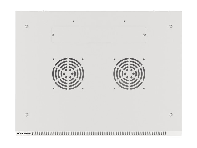 Obrázek Nástěnný rack 19'' 12U 600X450mm šedý flat pack