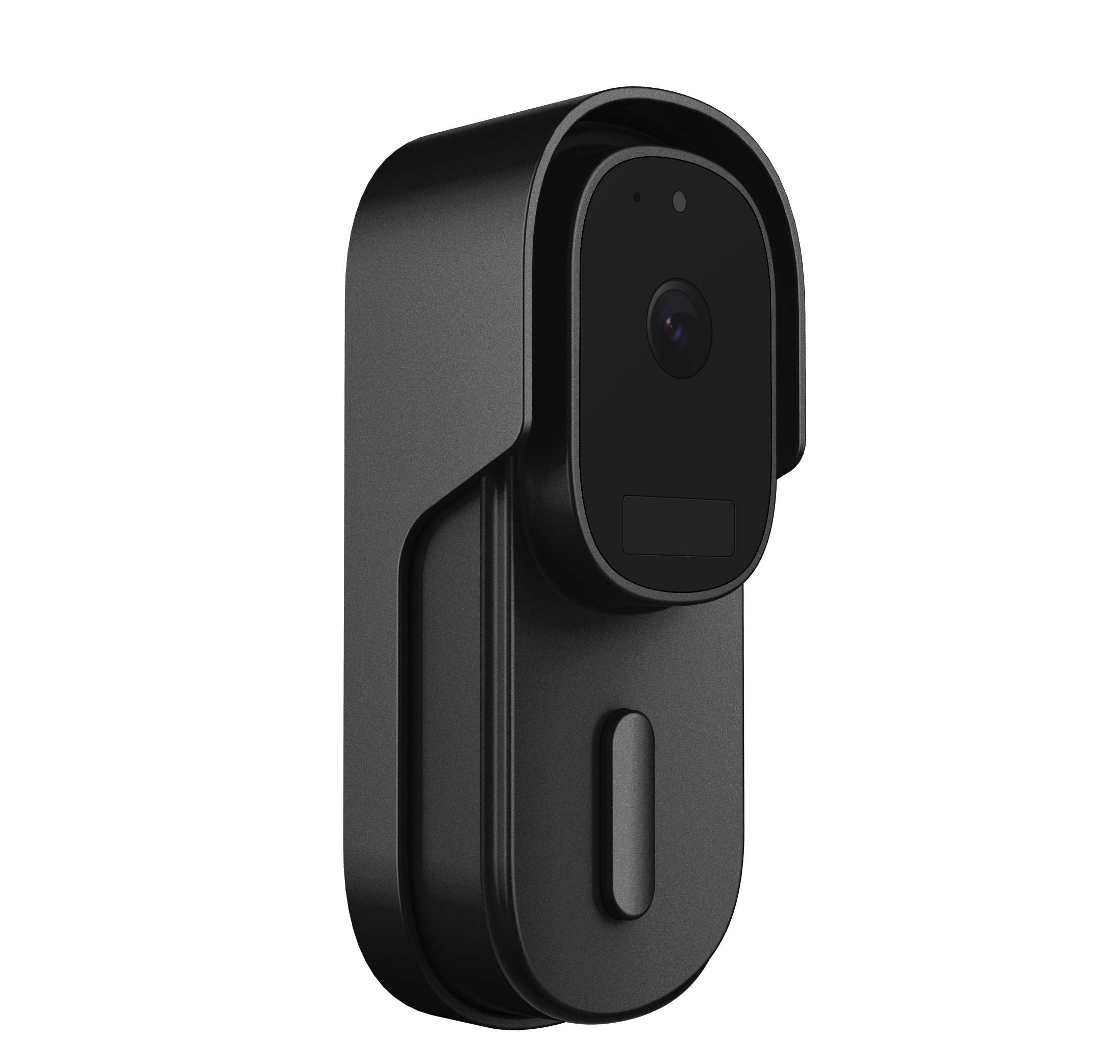 Obrázek iGET HOME Doorbell DS1 Black - WiFi bateriový videozvonek, FullHD, obousměrný zvuk, CZ aplikace