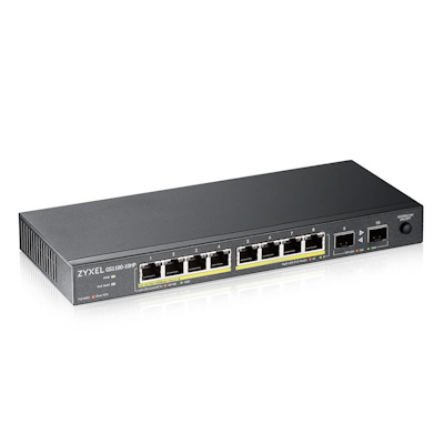 Obrázek ZYXEL 10xGb/2xSFP 8xPOE switch GS1100-10HP v2