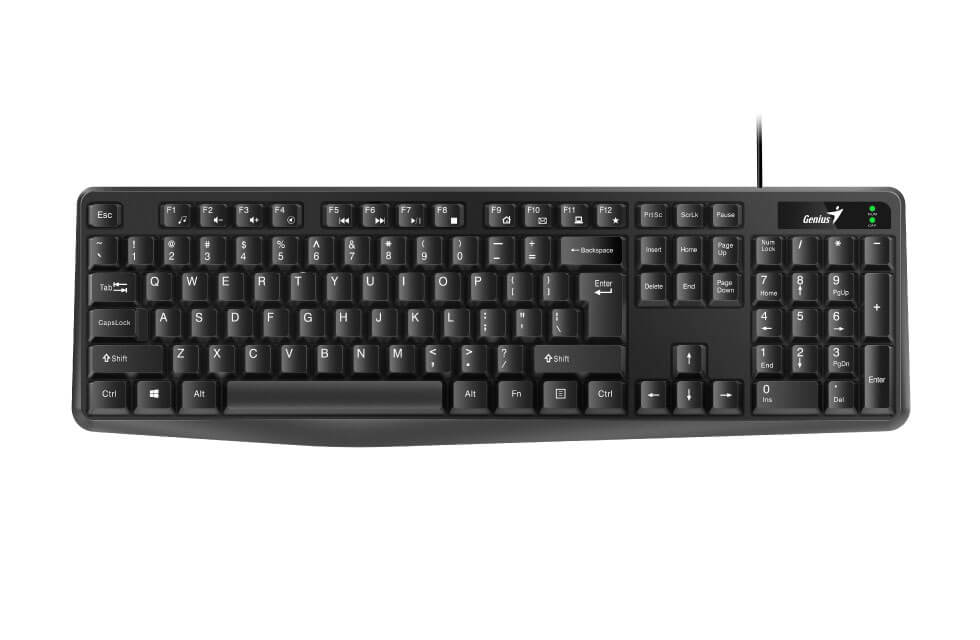 Obrázek Genius KB-117/Drátová USB/CZ-Layout/Černá