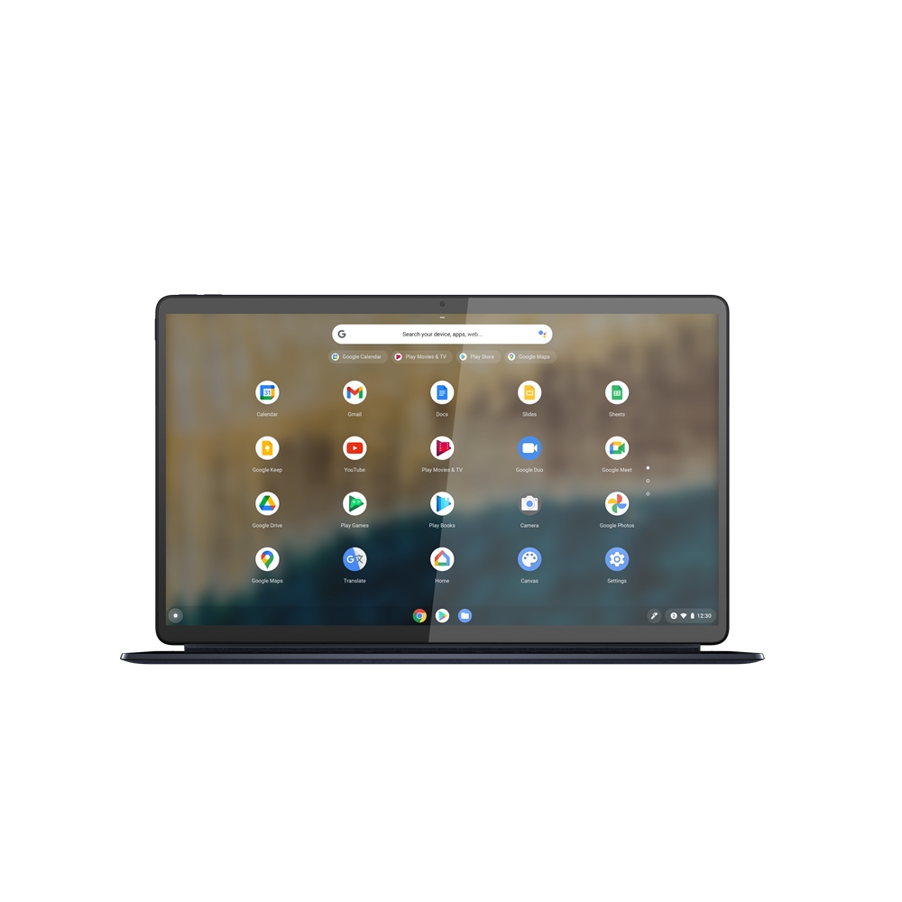 Obrázek Lenovo IdeaPad Duet 5 Chrome/13Q7C6/Qualcomm/13,3"/FHD/T/8GB/128GB eMMC/Adreno/Chrome/Blue/2R