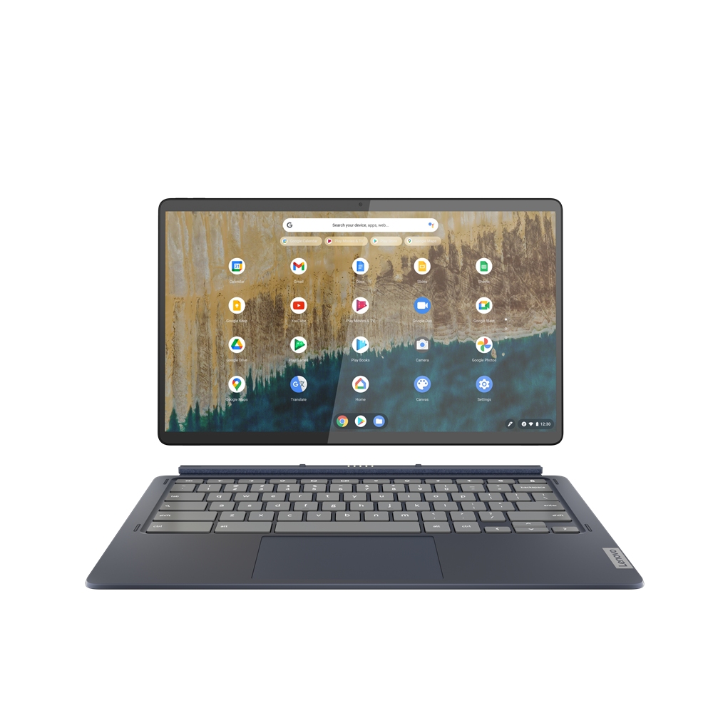 Obrázek Lenovo IdeaPad Duet 5 Chrome/13Q7C6/Qualcomm/13,3"/FHD/T/8GB/128GB eMMC/Adreno/Chrome/Blue/2R