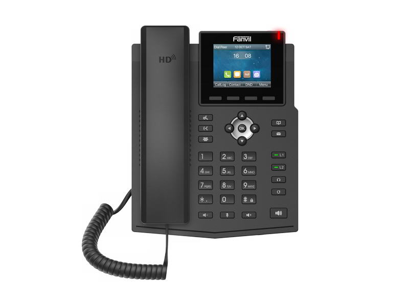 Obrázek Fanvil X3SG Pro SIP telefon, 2,8"bar.disp., 4SIP, dual Gbit, PoE