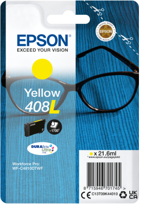 Obrázek EPSON Singlepack Yellow 408L DURABrite Ultra Ink