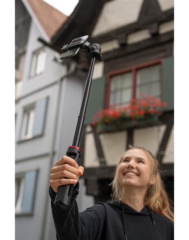 Obrázek Doerr GIPSY Selfie ministativ (21,5-68 cm, 300 g, max.2kg, kul.hlava, 5 sekcí, černý)