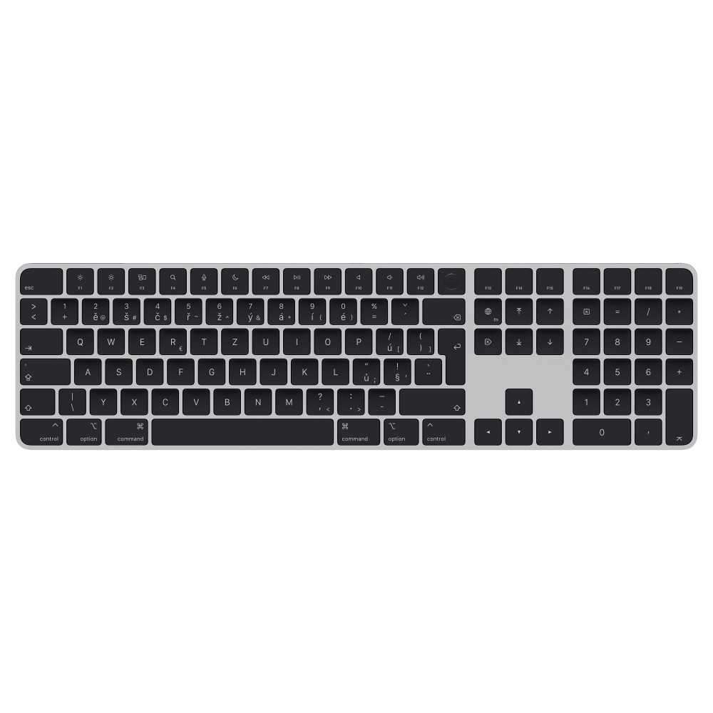 Obrázek Magic Keyboard Numeric Touch ID - Black Keys - CZ