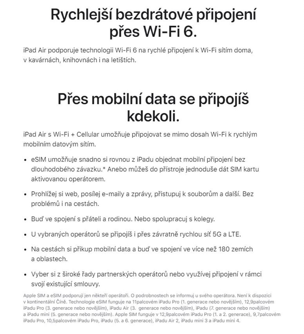 Obrázek iPad Air 10.9" Wi-Fi + Cellular 64GB Pink (2022)