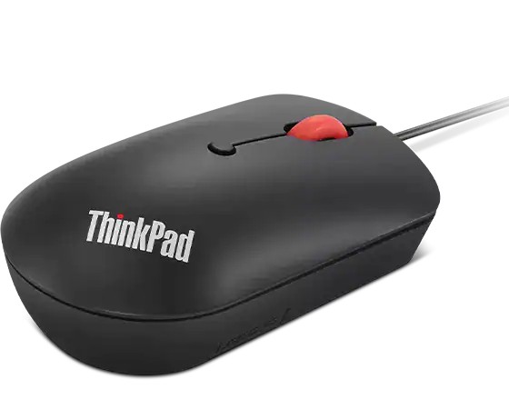 Obrázek Lenovo ThinkPad/Cestovní/Optická/2 400 DPI/Drátová USB/Černá