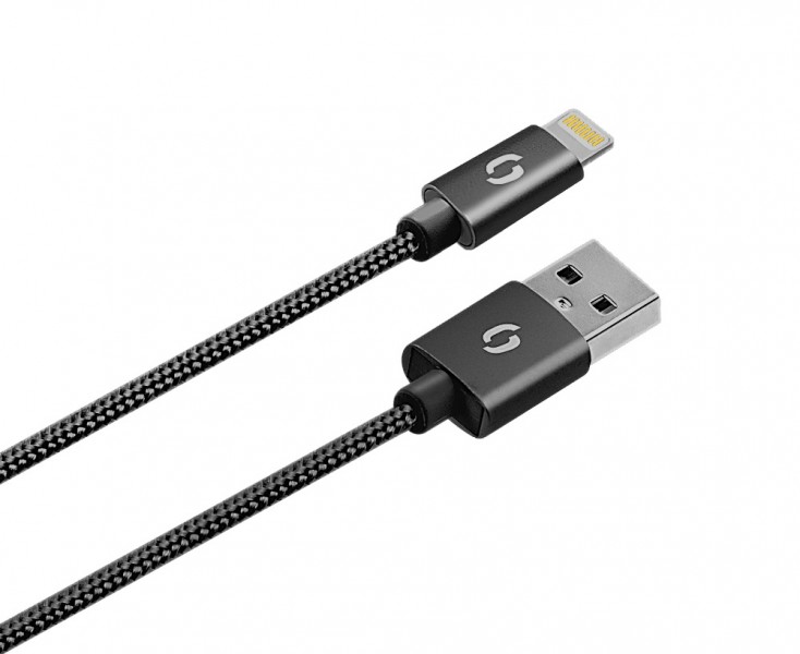 Obrázek ALIGATOR 3.4A, 2xUSB, smart IC, černá, USB kabel pro iPhone/iPad