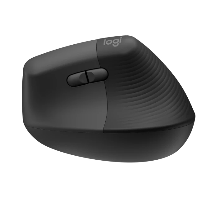 Obrázek Logitech Lift/Vertikální/Optická/Pro praváky/4 000 DPI/USB+BT/Grafitová