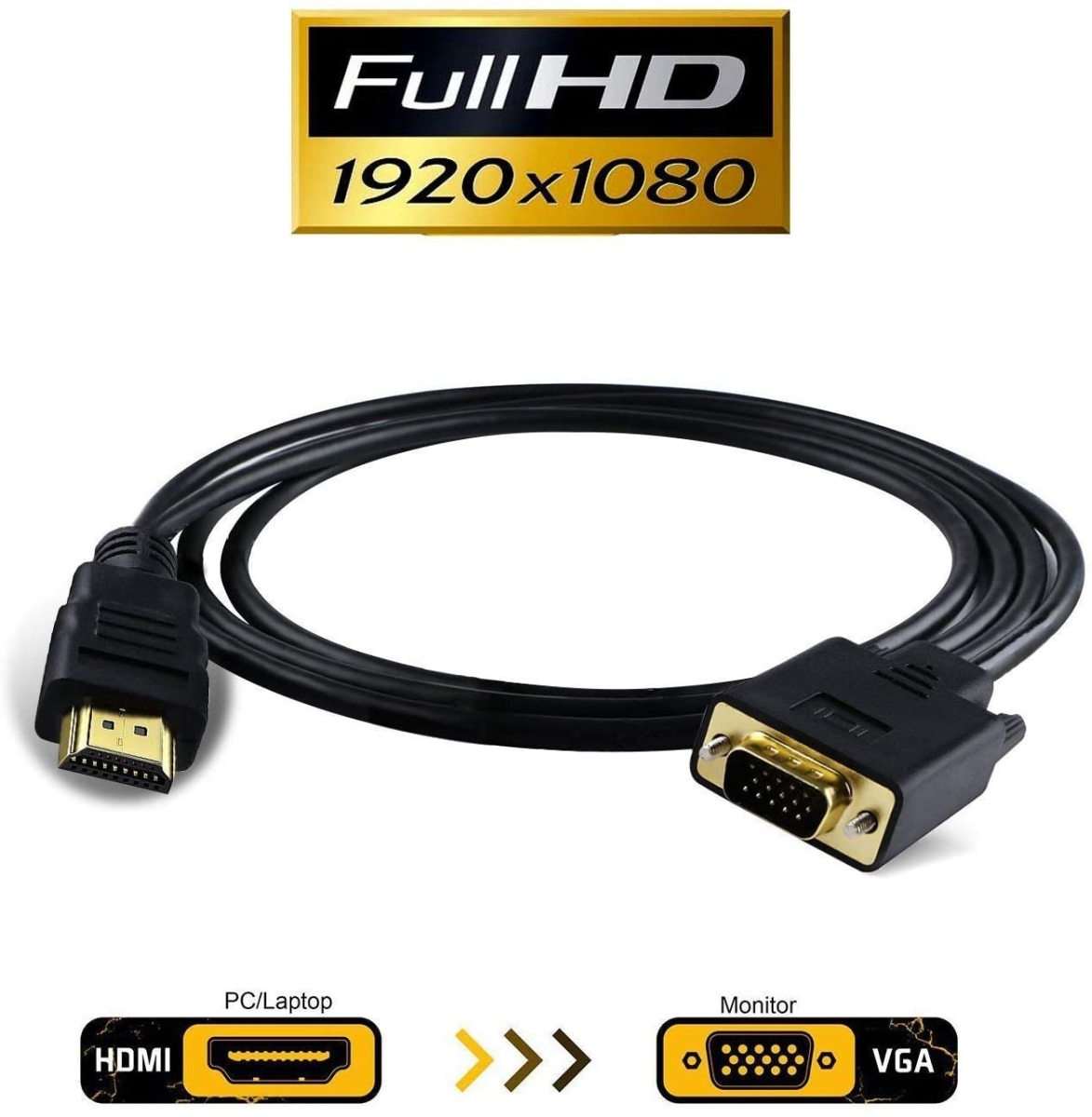 Obrázek PremiumCord HDMI -> VGA kabel 2m