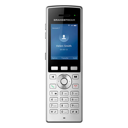 Grandstream WP822 SIP WiFi telefon, 2,4" bar. displ., 2SIP úč., BT, 3,5mm jack, Micro USB, Handover