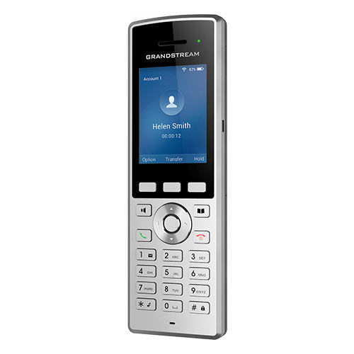 Obrázek Grandstream WP822 SIP WiFi telefon, 2,4" bar. displ., 2SIP úč., BT, 3,5mm jack, Micro USB, Handover