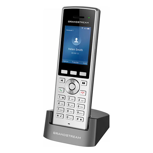 Obrázek Grandstream WP822 SIP WiFi telefon, 2,4" bar. displ., 2SIP úč., BT, 3,5mm jack, Micro USB, Handover