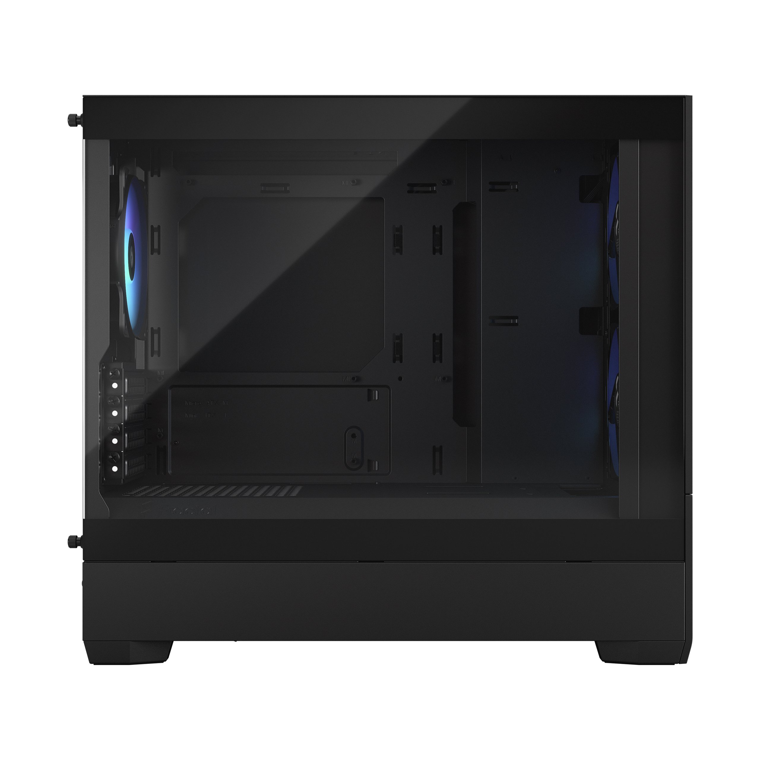 Obrázek Fractal Design Pop Mini Air RGB Black TG Clear Tint/Micro Tower/Transpar./Černá