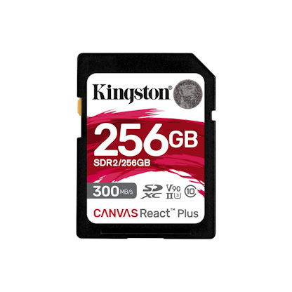 Obrázek Kingston Canvas React Plus/SDHC/256GB/300MBps/UHS-II U3 / Class 10