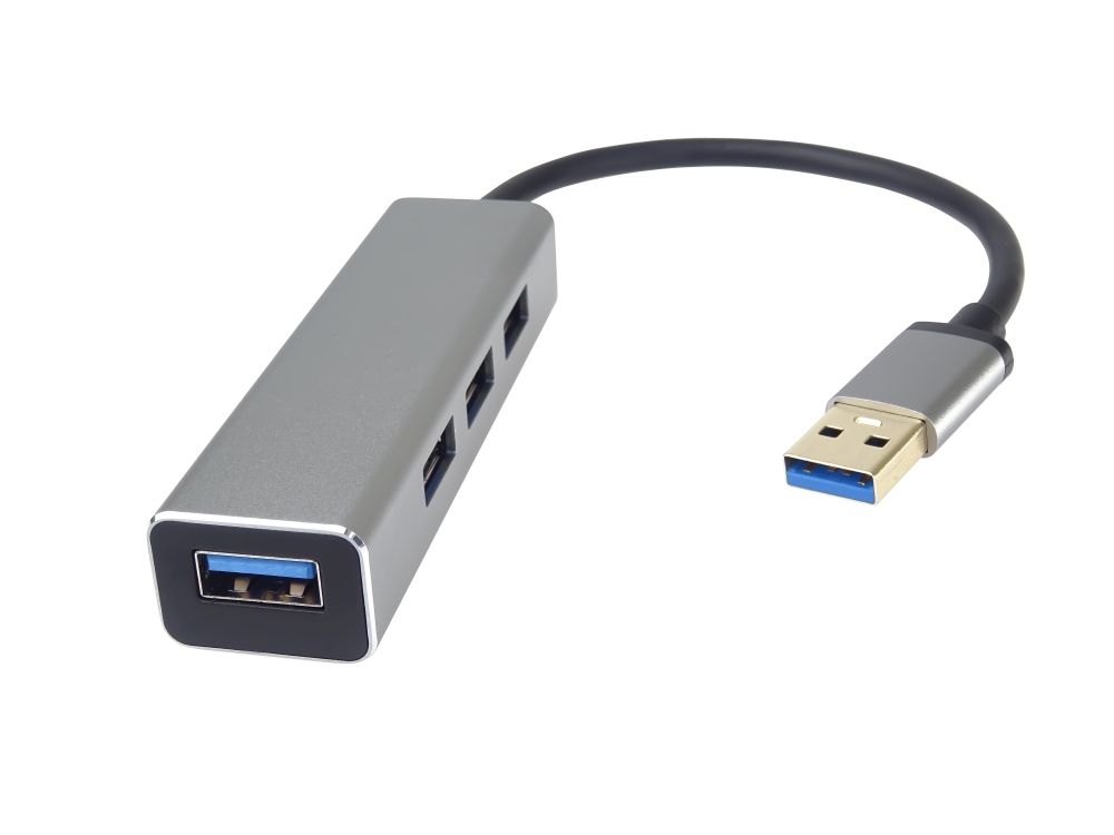 Obrázek PremiumCord USB 3.0 Superspeed HUB 4-portový