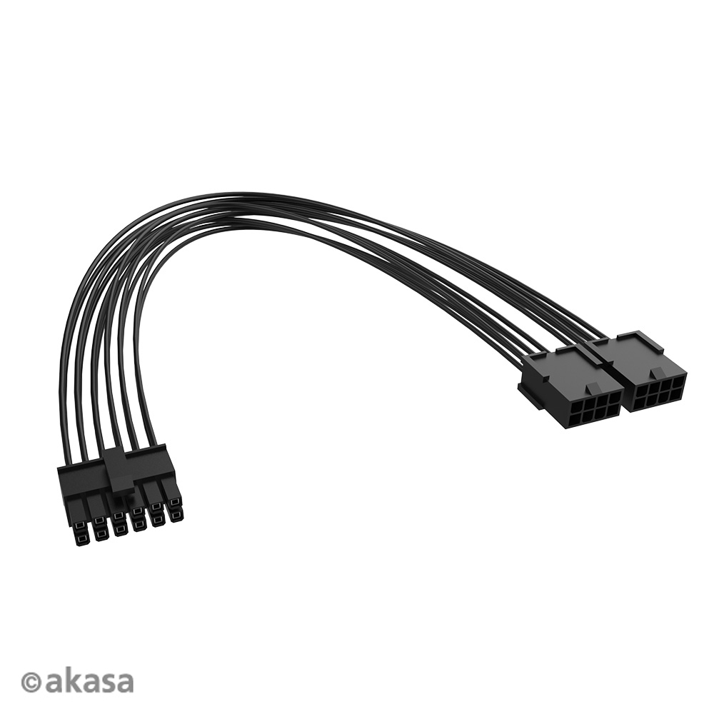 Obrázek AKASA - PCIe 12-Pin na Dual 8-Pin adaptér