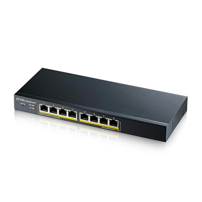 Obrázek ZYXEL GS1900-8HP v3, 8-port GbE L2 PoE switch