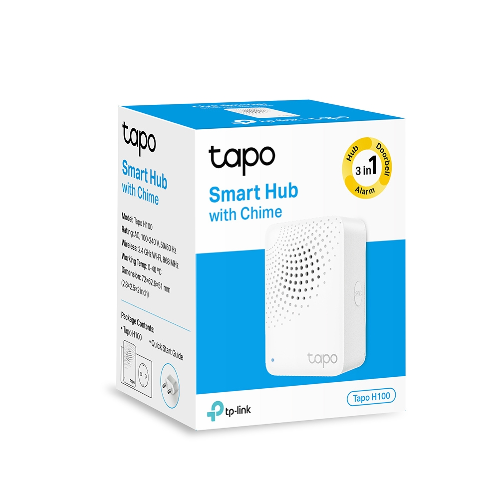 Obrázek TP-Link Tapo H100 Smart IoT Hub se zvonkem