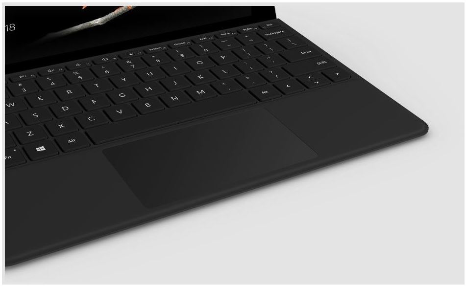 Obrázek Microsoft Surface Go Type Cover (Black) Refresh, Commercial, CZ&SK