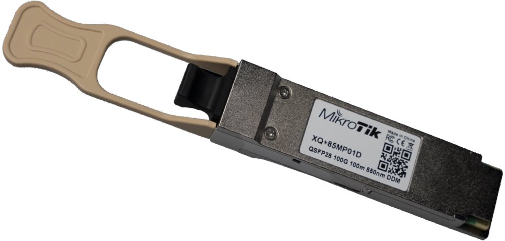 Obrázek MikroTik XQ+85MP01D, 100Gbps, QSFP28, SM, 100m