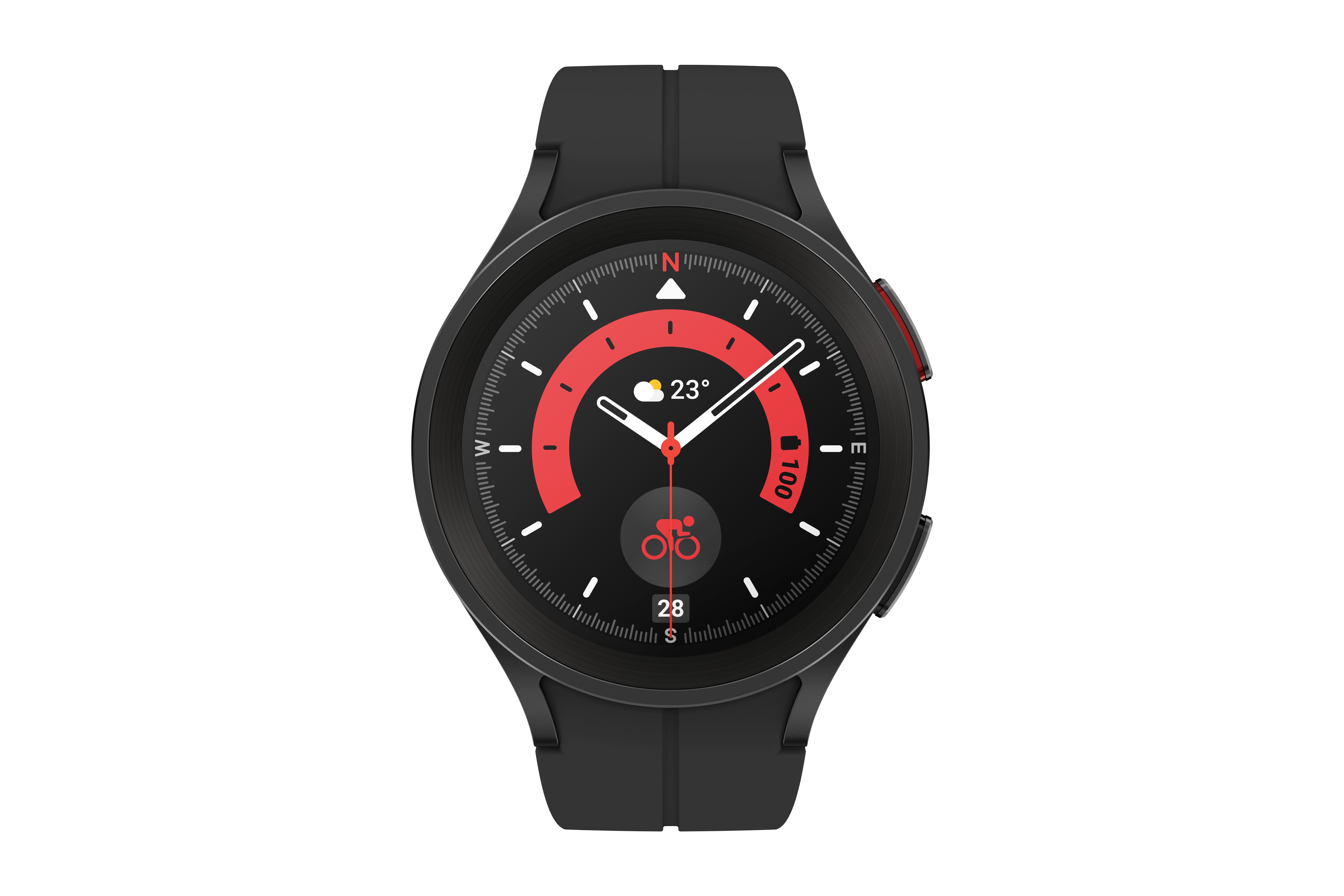 Obrázek Samsung Galaxy Watch 5 Pro LTE/45mm/Black/Sport Band/Black
