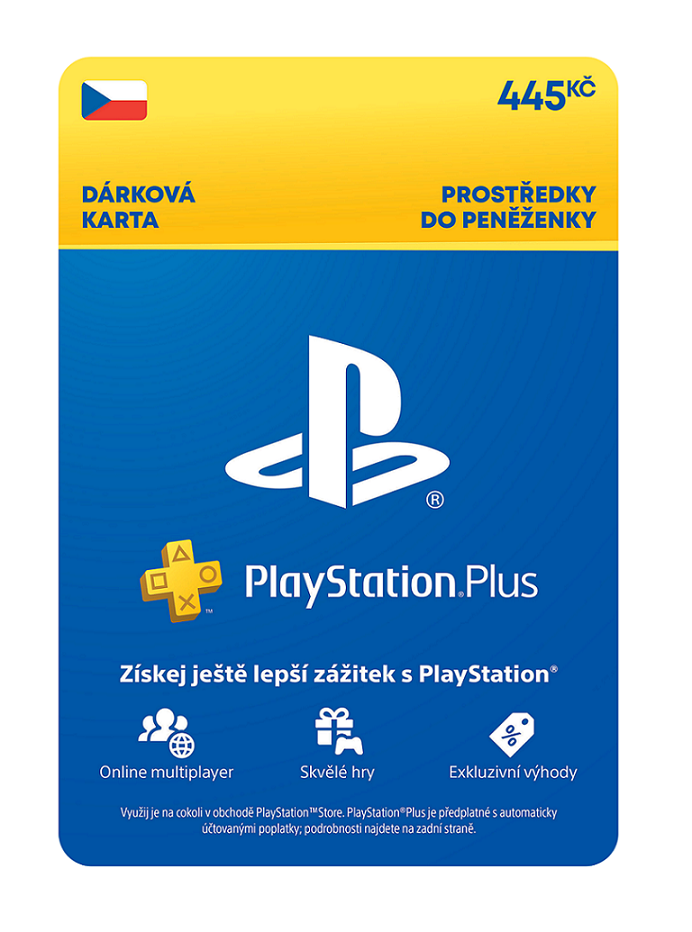 Obrázek ESD CZ - PlayStation Store el. peněženka - 445 Kč