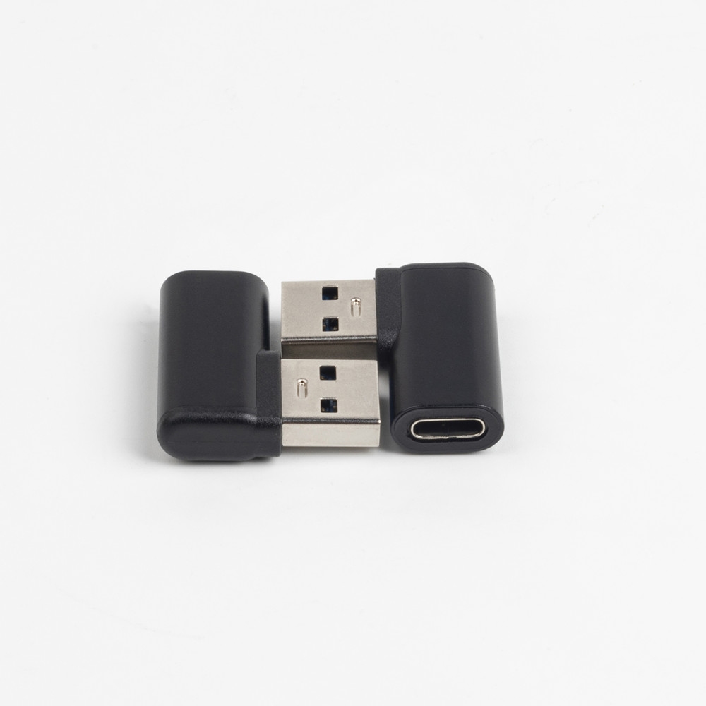 Obrázek PremiumCord redukce USB-C - USB 3.0 Male, zahnutá