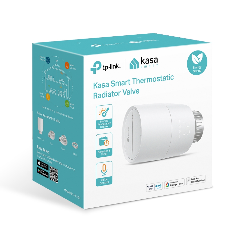 Obrázek TP-link KE100 Kasa Smart Thermostatic Radiator Valve