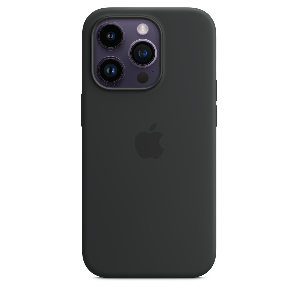 Obrázek iPhone 14 Pro Silicone Case with MS - Midnight