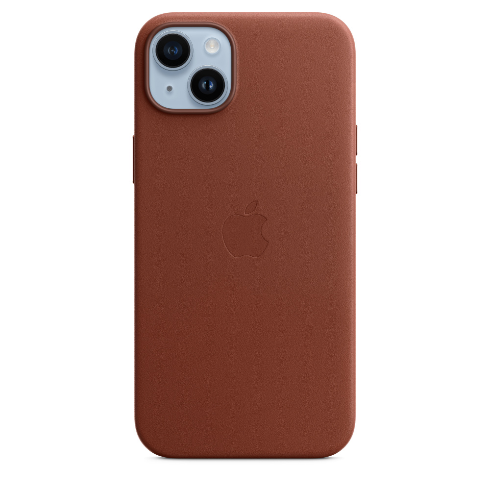 Obrázek iPhone 14+ Leather Case with MagSafe - Umber