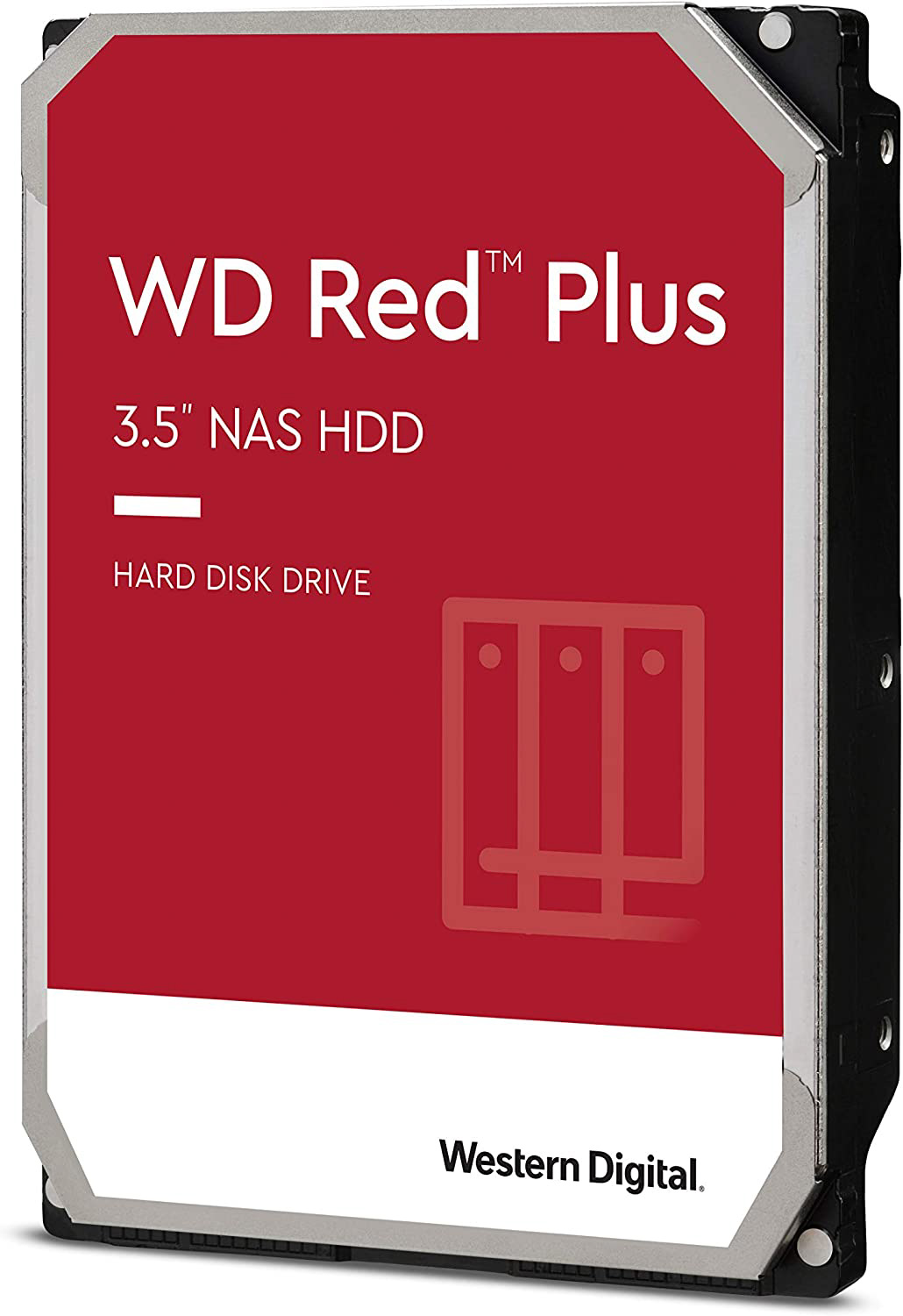 Obrázek WD Red Plus/4TB/HDD/3.5"/SATA/5400 RPM/Červená/3R