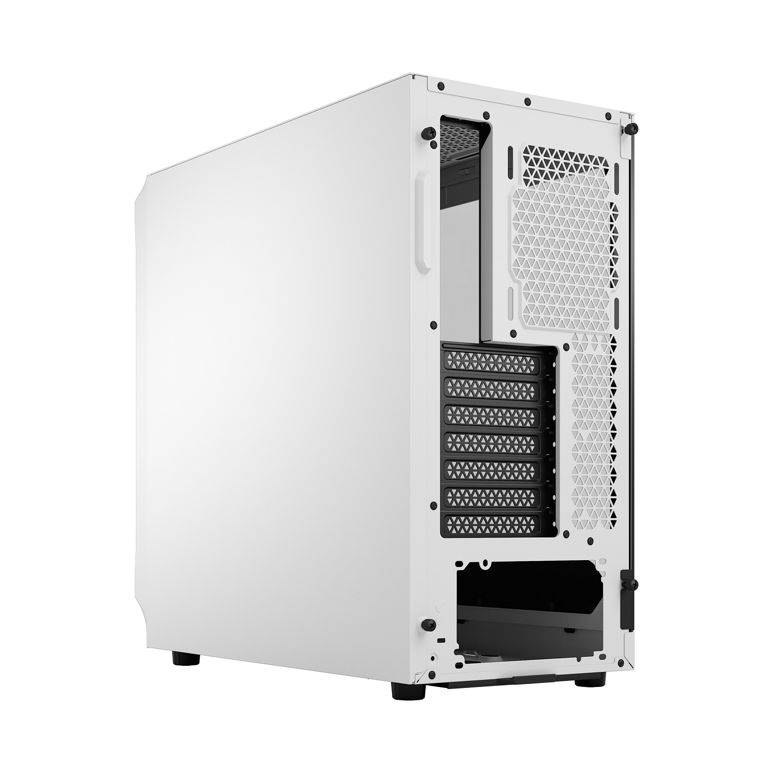 Obrázek Fractal Design Focus 2 White TG Clear Tint/Midi Tower/Transpar./Černá a bílá