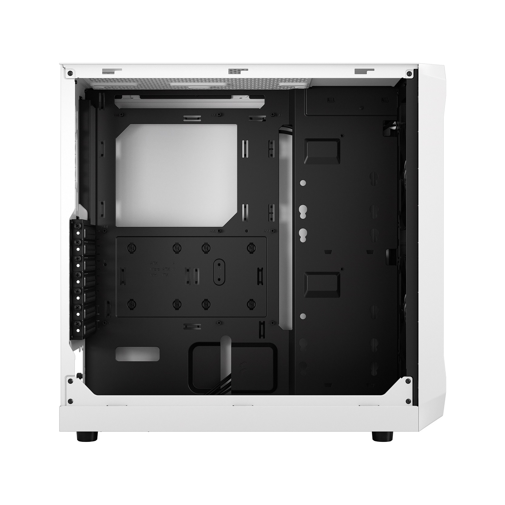 Obrázek Fractal Design Focus 2 White TG Clear Tint