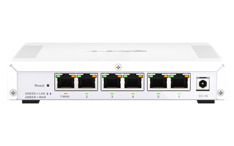 Obrázek QNAP SD-WAN router QHora-321 (4jádrový procesor, 4GB DDR4 RAM, 6x 2,5GbE)