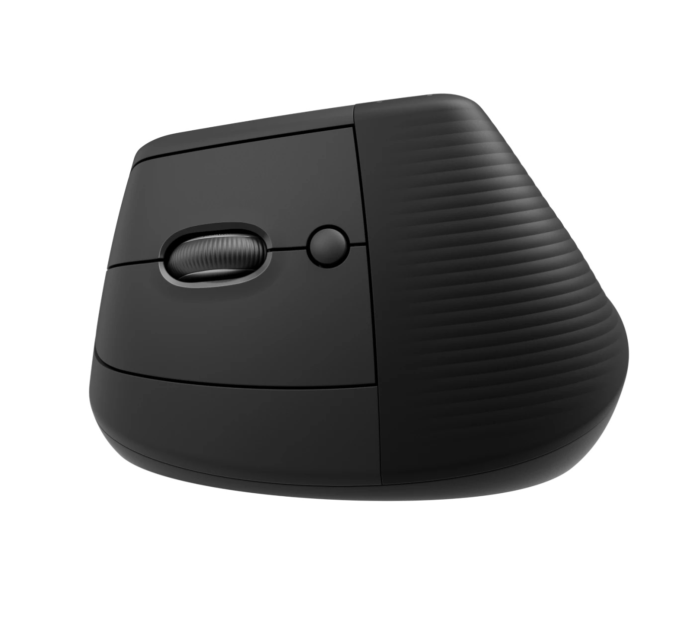 Obrázek Logitech Lift/Vertikální/Optická/Pro leváky/4 000 DPI/USB+BT/Grafitová