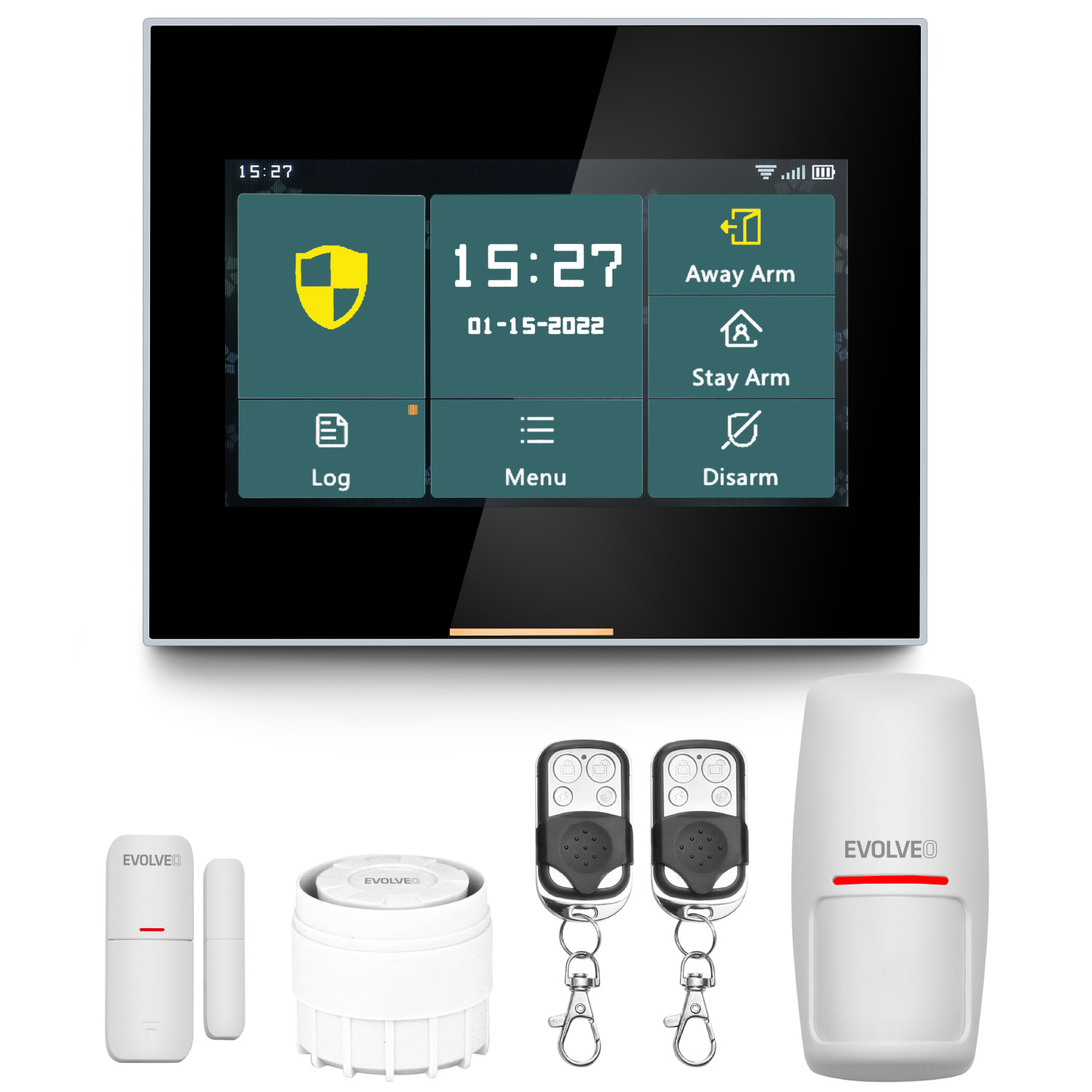 Obrázek EVOLVEO Alarmex Pro, chytrý bezdrátový Wi-Fi/GSM alarm
