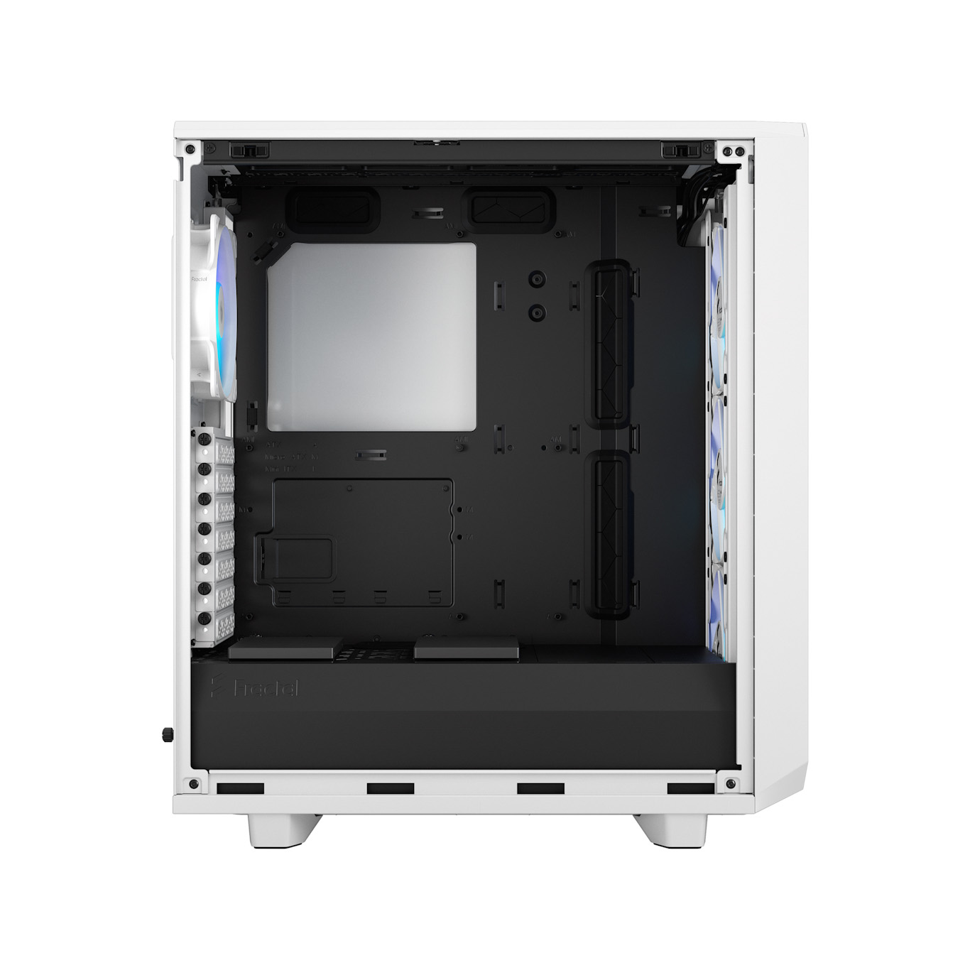 Obrázek Fractal Design Meshify 2 Compact RGB White TG Clear Tint/Midi Tower/Transpar./Bílá