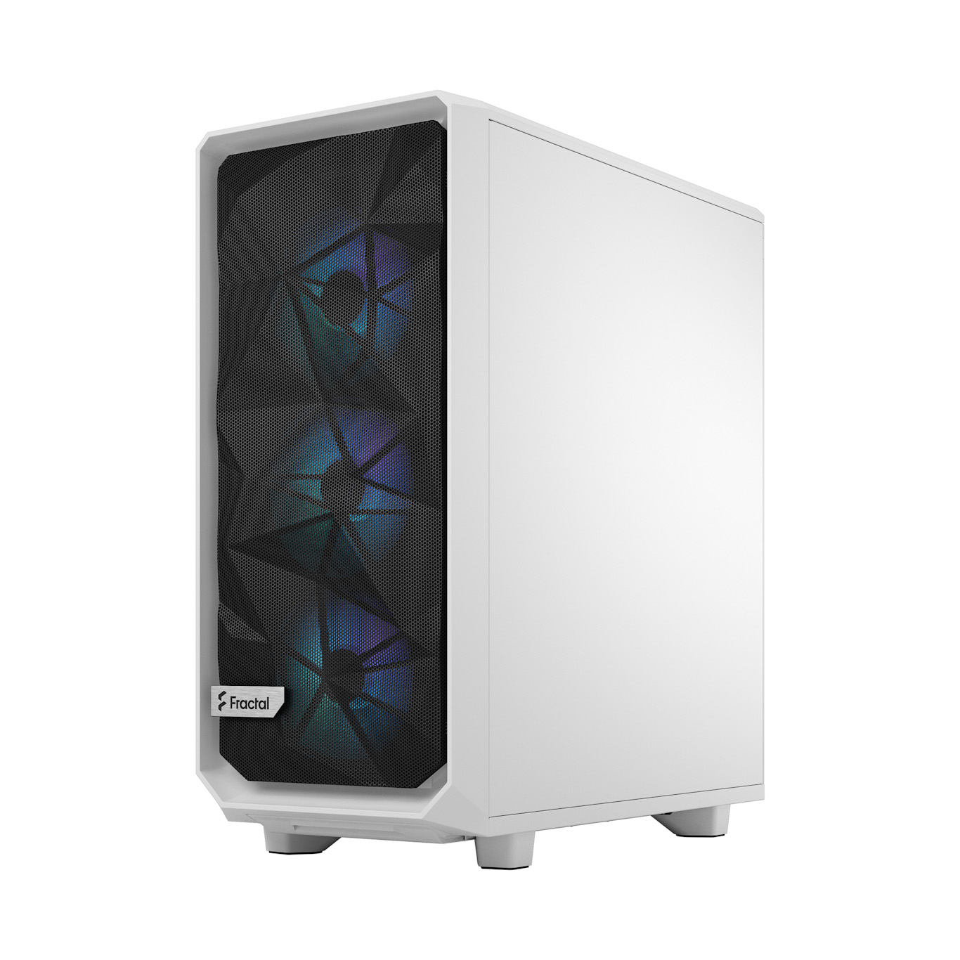 Obrázek Fractal Design Meshify 2 Compact RGB White TG Clear Tint/Midi Tower/Transpar./Bílá