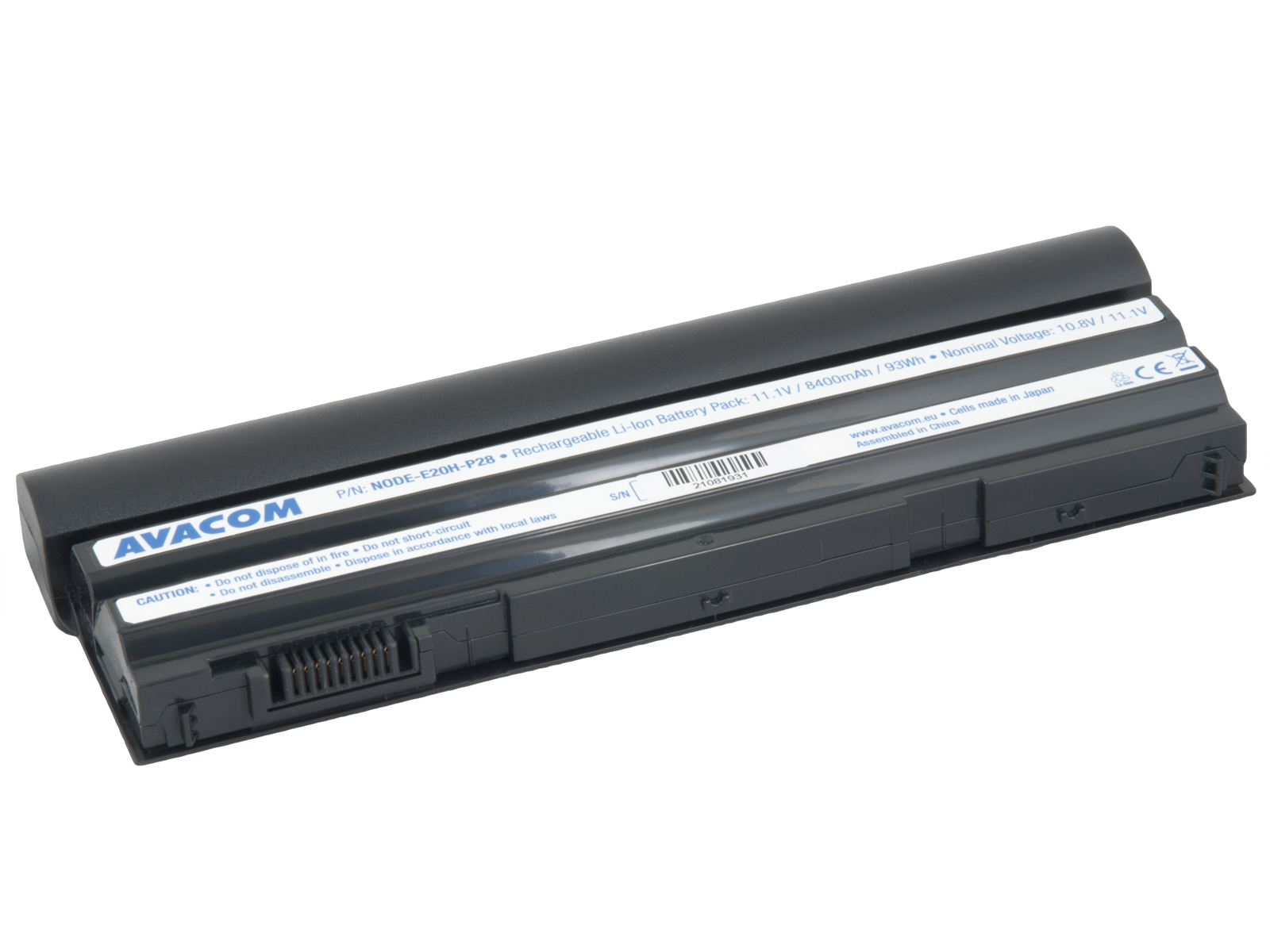 Baterie AVACOM pro Dell Latitude E5420, E5530, Inspiron 15R, Li-Ion 11,1V 8400mAh 93Wh