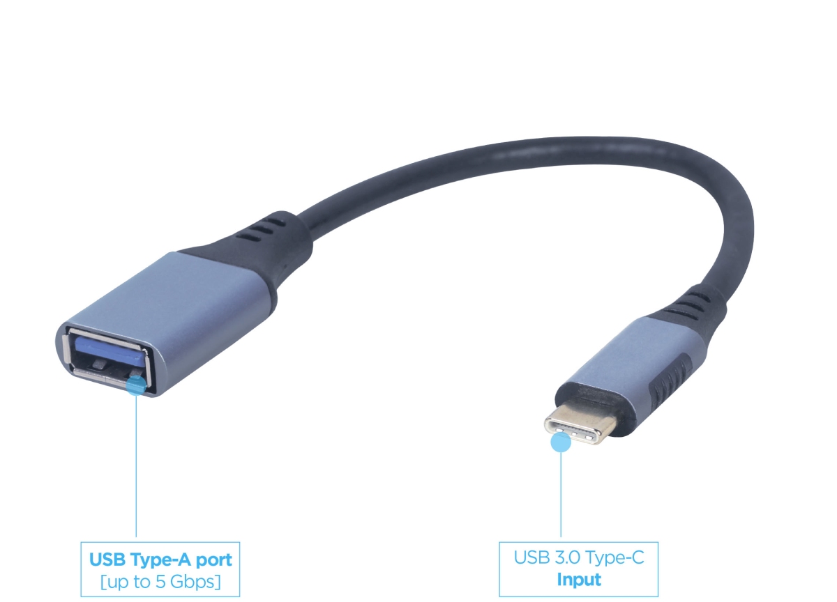 Obrázek Gembird USB-C/USB-A OTG adaptér