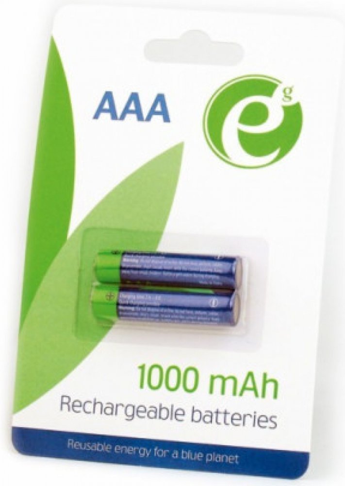 Obrázek GEMBIRD NiMH nabíjecí baterie AAA 1000mAh 2ks