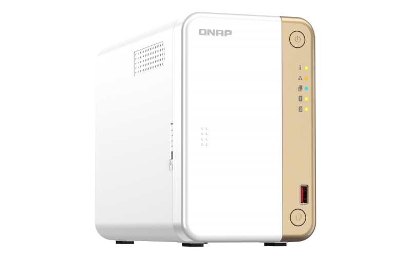 Obrázek QNAP TS-262-4G (2core 2,9GHz, 4GB RAM, 2x SATA, 2x M.2 NVMe, 1x PCIe, 1x 2,5GbE, 1x HDMI 4K, 4x USB)