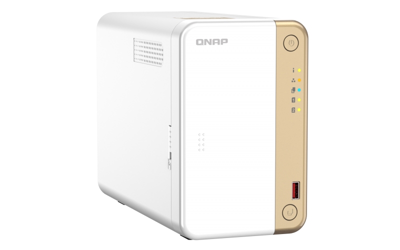 Obrázek QNAP TS-262-4G (2core 2,9GHz, 4GB RAM, 2x SATA, 2x M.2 NVMe, 1x PCIe, 1x 2,5GbE, 1x HDMI 4K, 4x USB)