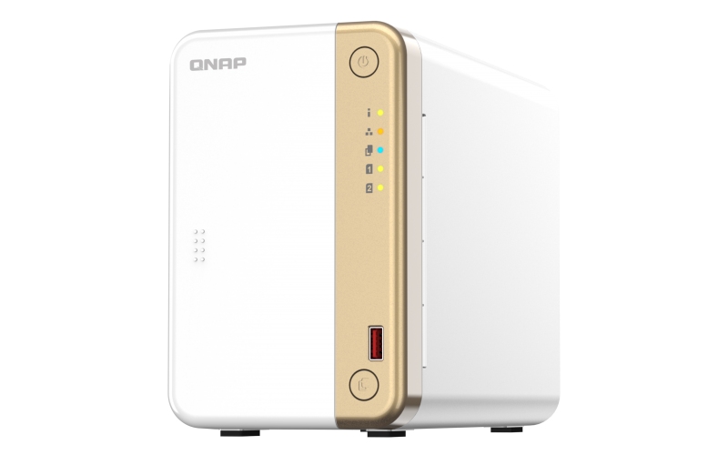 Obrázek QNAP TS-262-4G (2core 2,9GHz, 4GB RAM, 2x SATA, 2x M.2 NVMe, 1x PCIe, 1x 2,5GbE, 1x HDMI 4K, 4x USB)