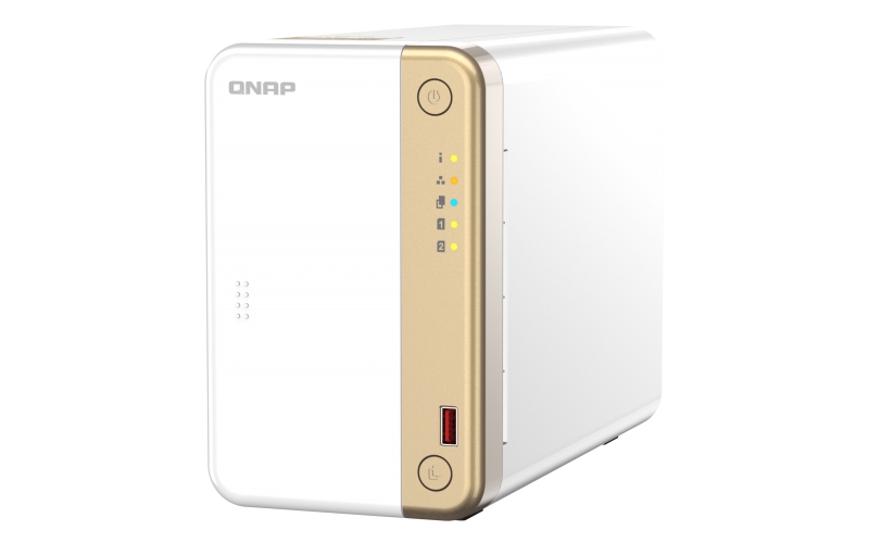 Obrázek QNAP TS-262-4G (2core 2,9GHz, 4GB RAM, 2x SATA, 2x M.2 NVMe, 1x PCIe, 1x 2,5GbE, 1x HDMI 4K, 4x USB)